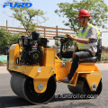 Grand stock de 700kg Ride On Double Drum Vibration Road Roller